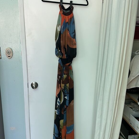 Sandro Ferrone wide leg, high neck jumpsuit - Picture 4 of 7